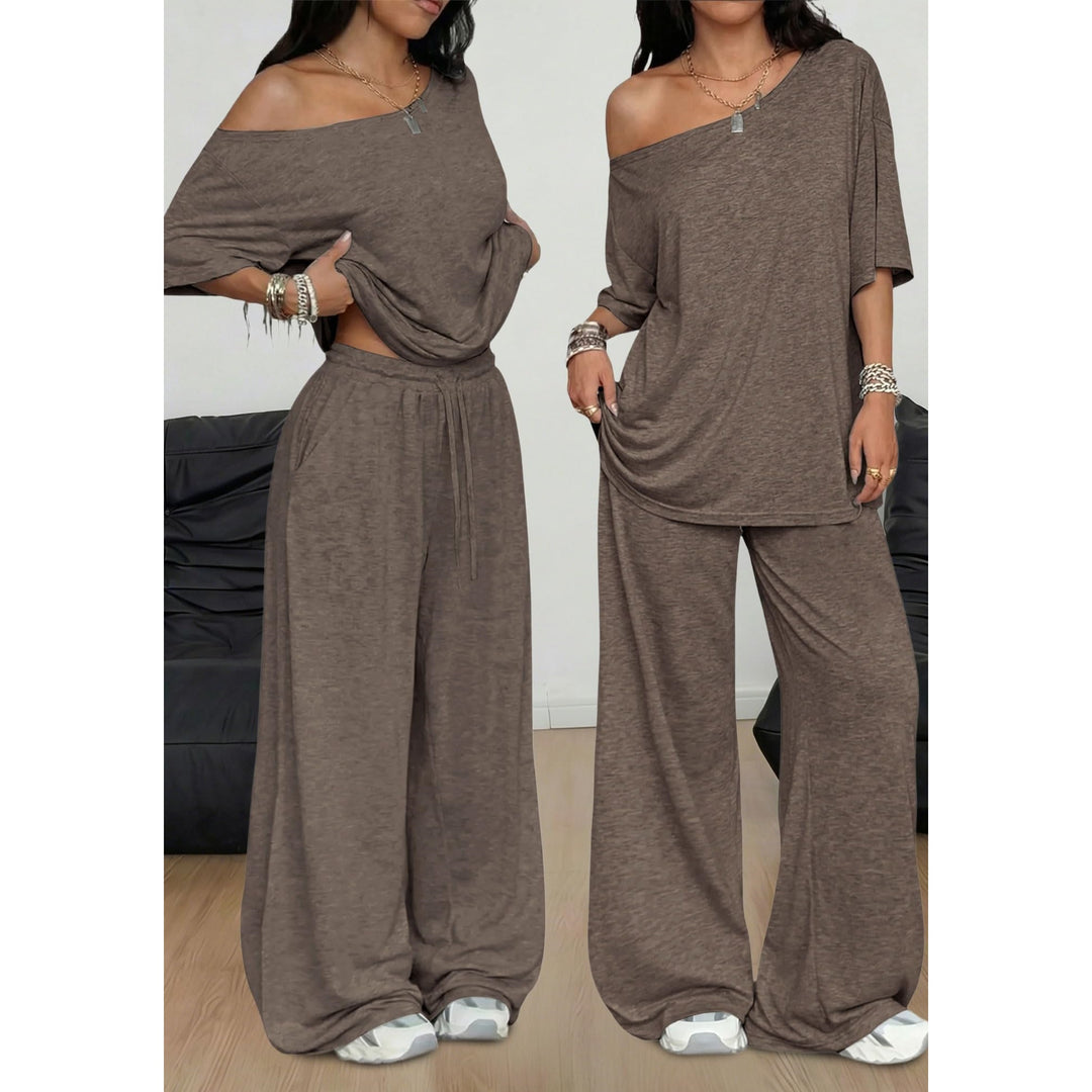 Women’s Off Shoulder Lounge Set