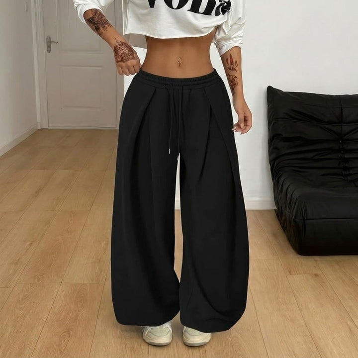 Women’s Y2K High Waisted Wide Leg Sweatpants
