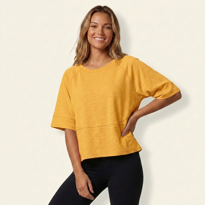 Women’s Flare Sleeve Loose Fit T-Shirt – Casual Chic Top