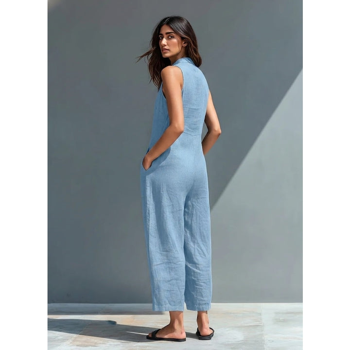 Women’s Linen Blend Jumpsuit