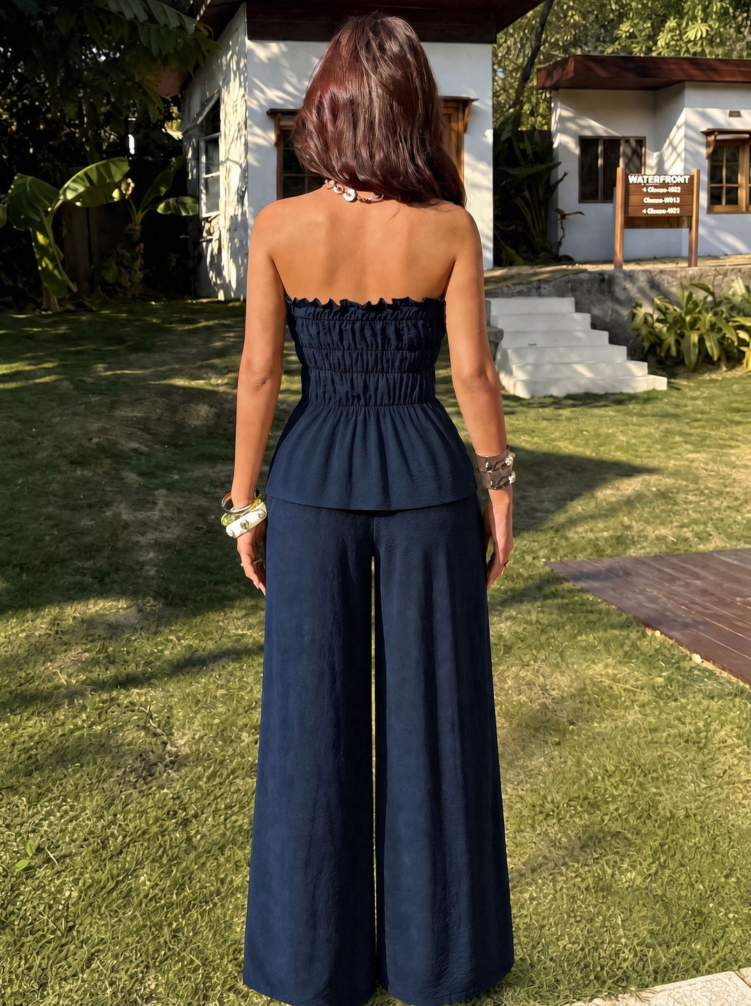 Women’s Off Shoulder Two Piece Set