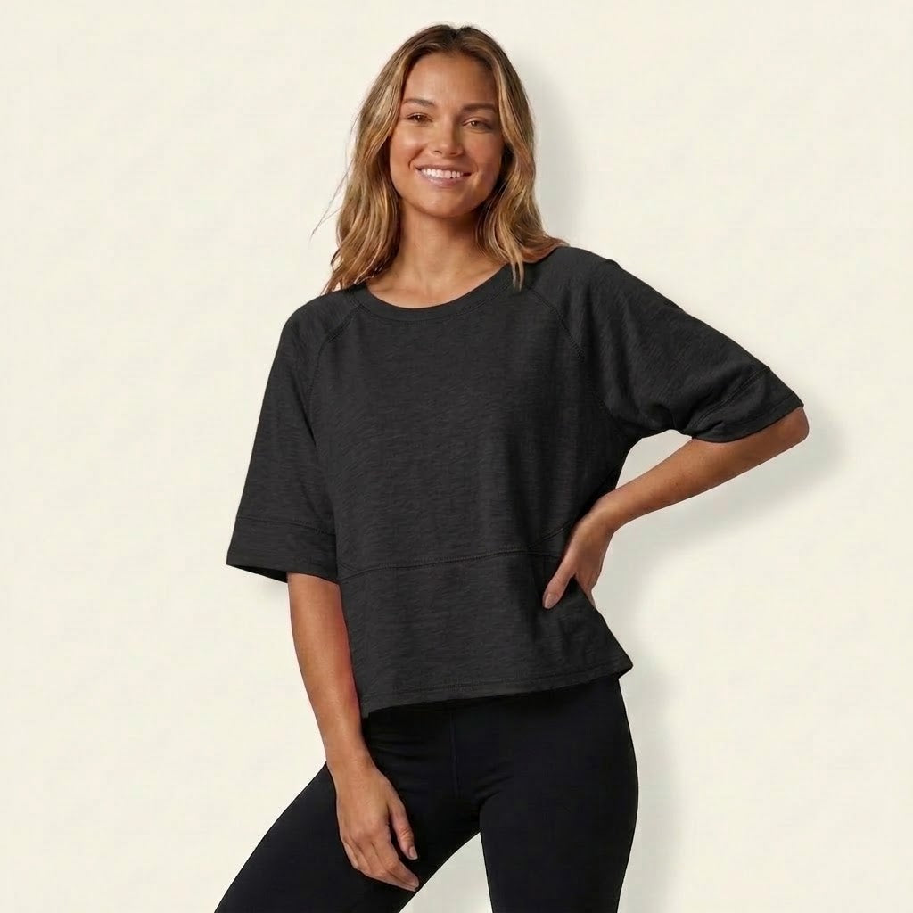 Women’s Flare Sleeve Loose Fit T-Shirt – Casual Chic Top