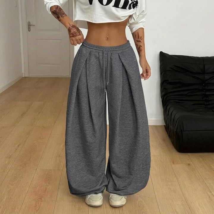 Women’s Y2K High Waisted Wide Leg Sweatpants
