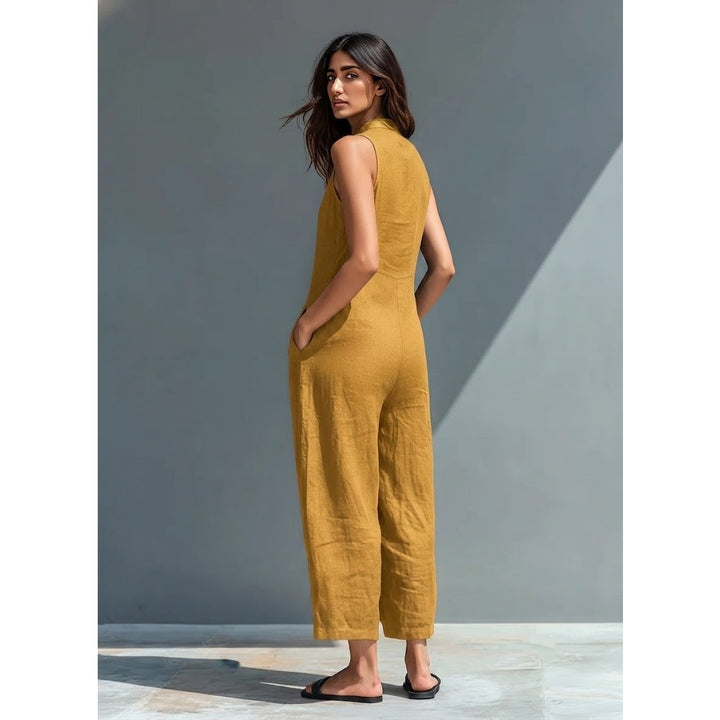Women’s Linen Blend Jumpsuit