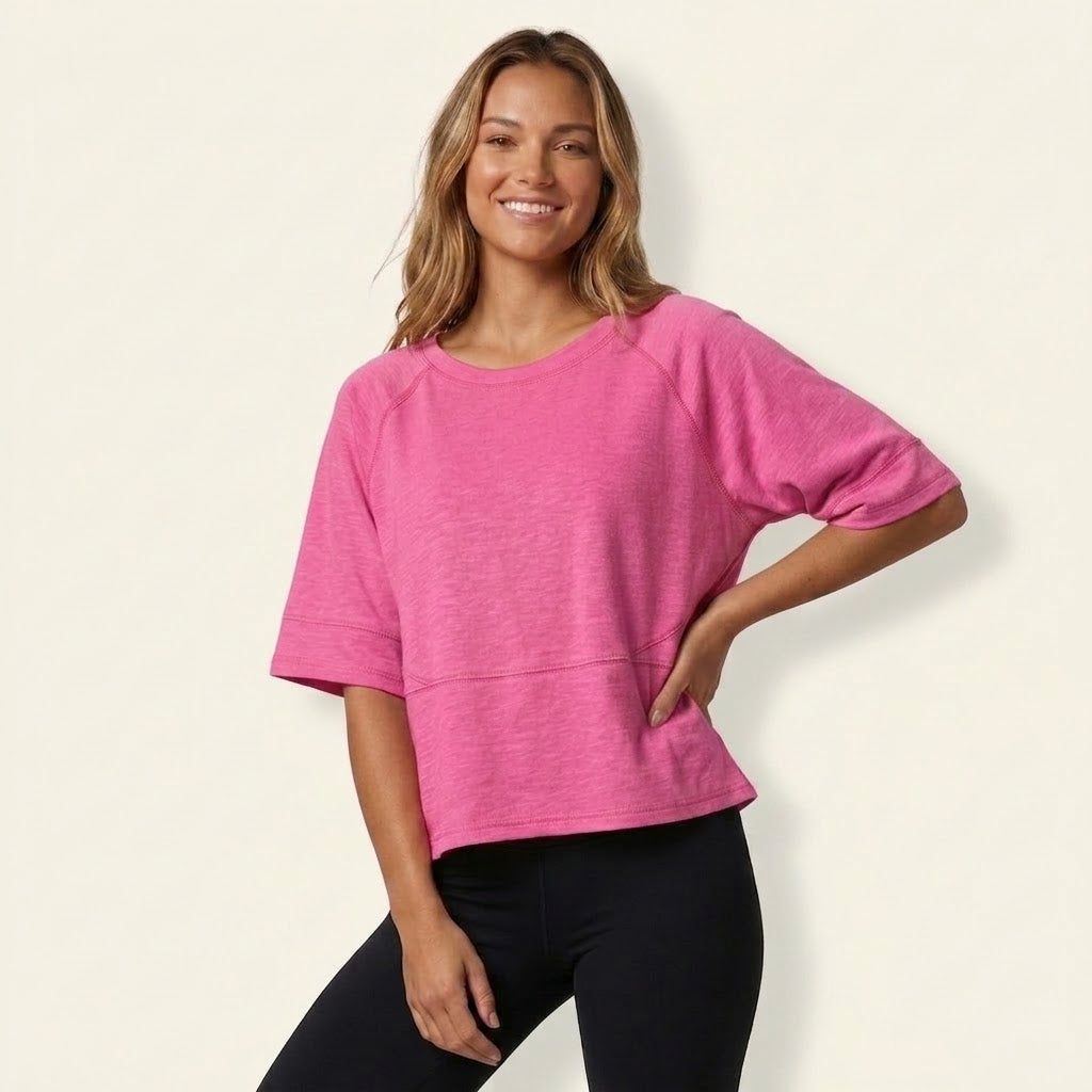 Women’s Flare Sleeve Loose Fit T-Shirt – Casual Chic Top