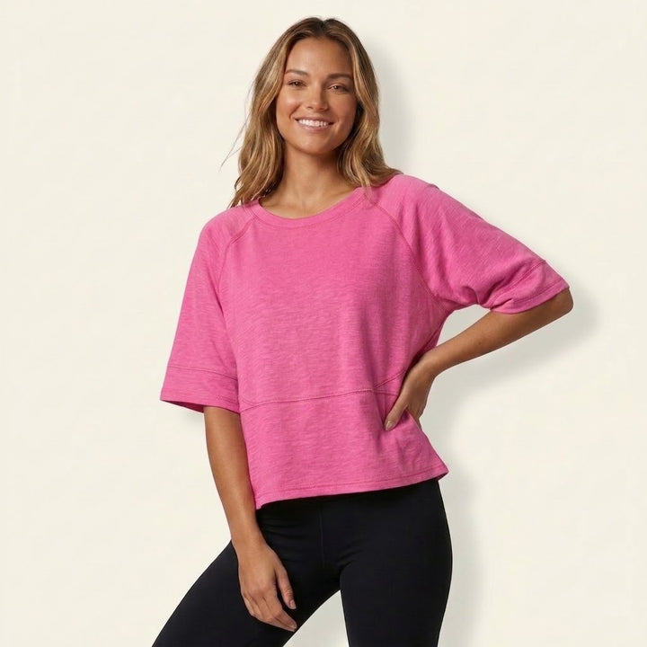 Women’s Flare Sleeve Loose Fit T-Shirt – Casual Chic Top