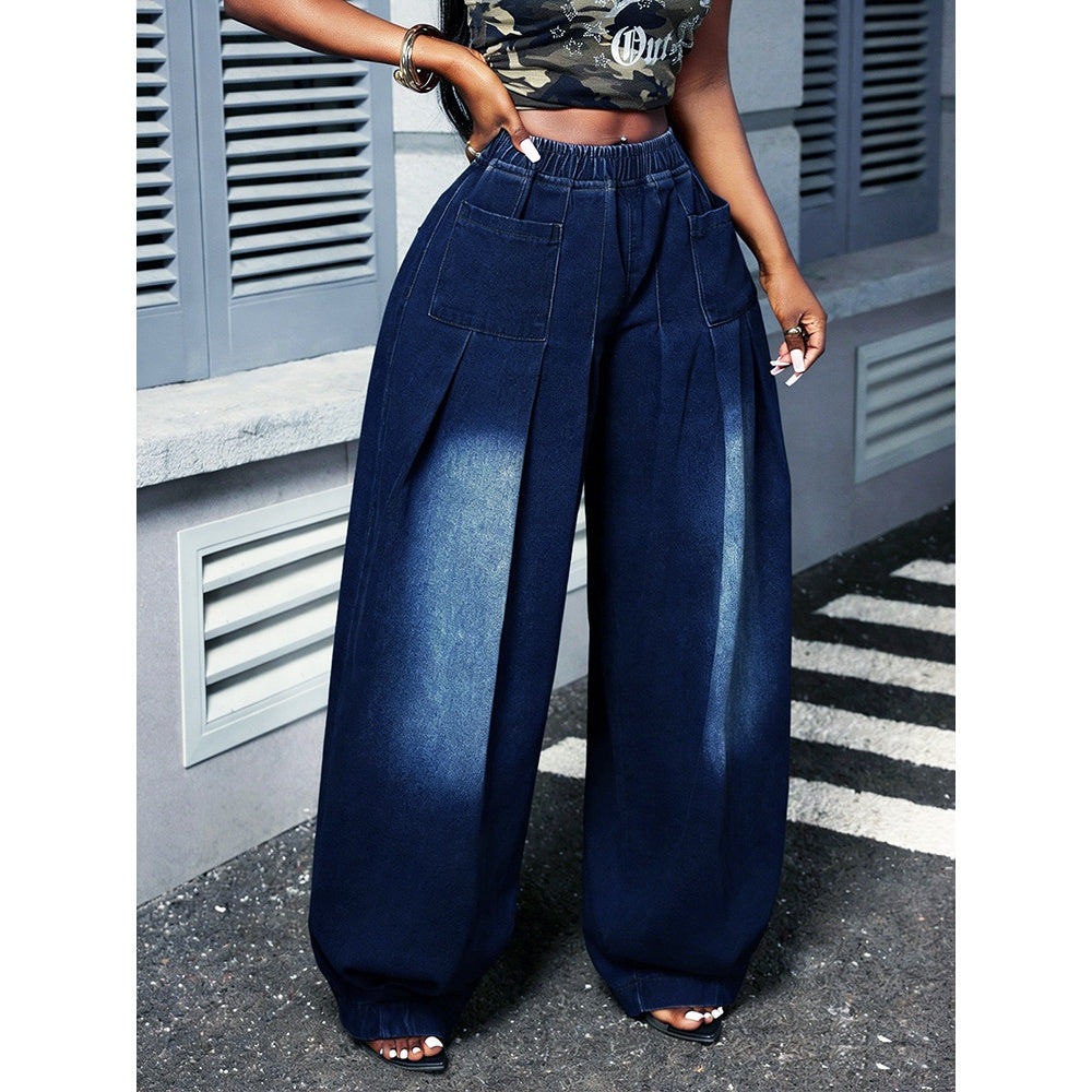 Women’s Plus Size Wide Leg Jeans