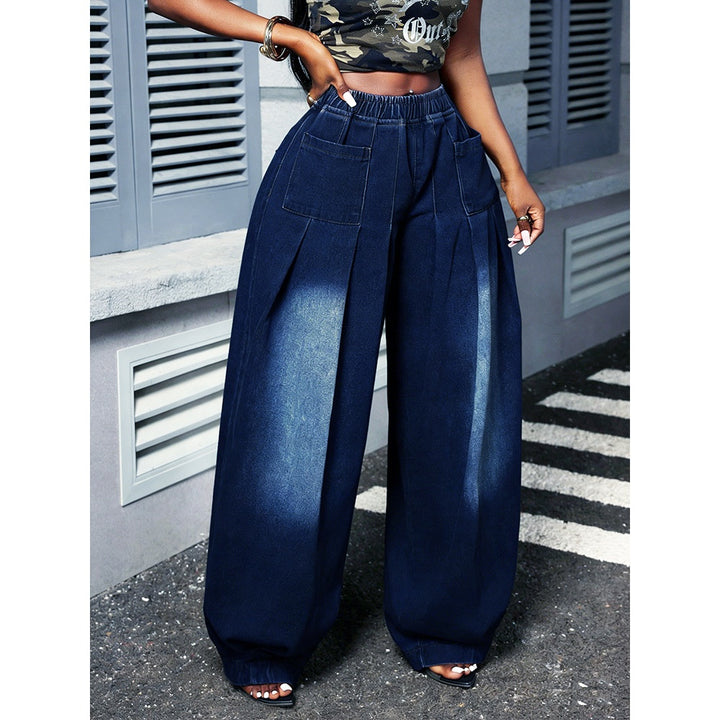 Women’s Plus Size Wide Leg Jeans