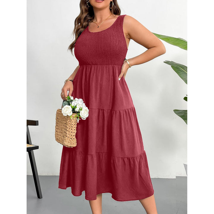 Women’s Plus Size Tiered Maxi Dress