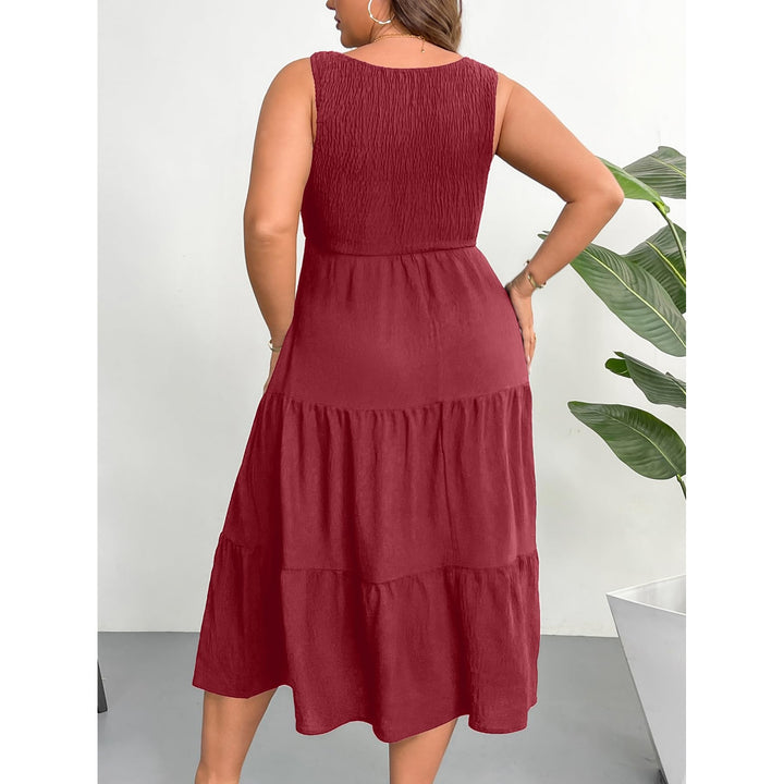 Women’s Plus Size Tiered Maxi Dress