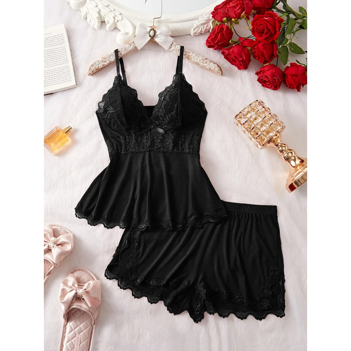 Women’s Lace Modal Pajama Set