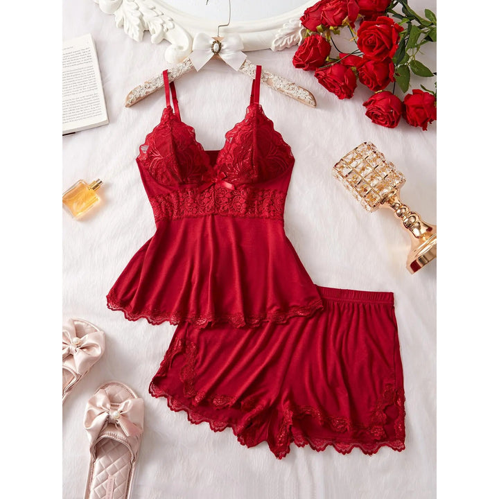 Women’s Lace Modal Pajama Set