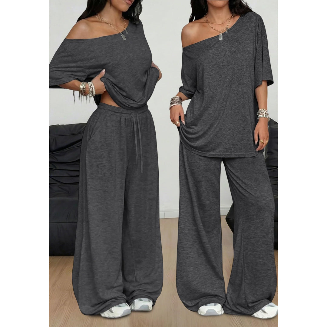 Women’s Off Shoulder Lounge Set