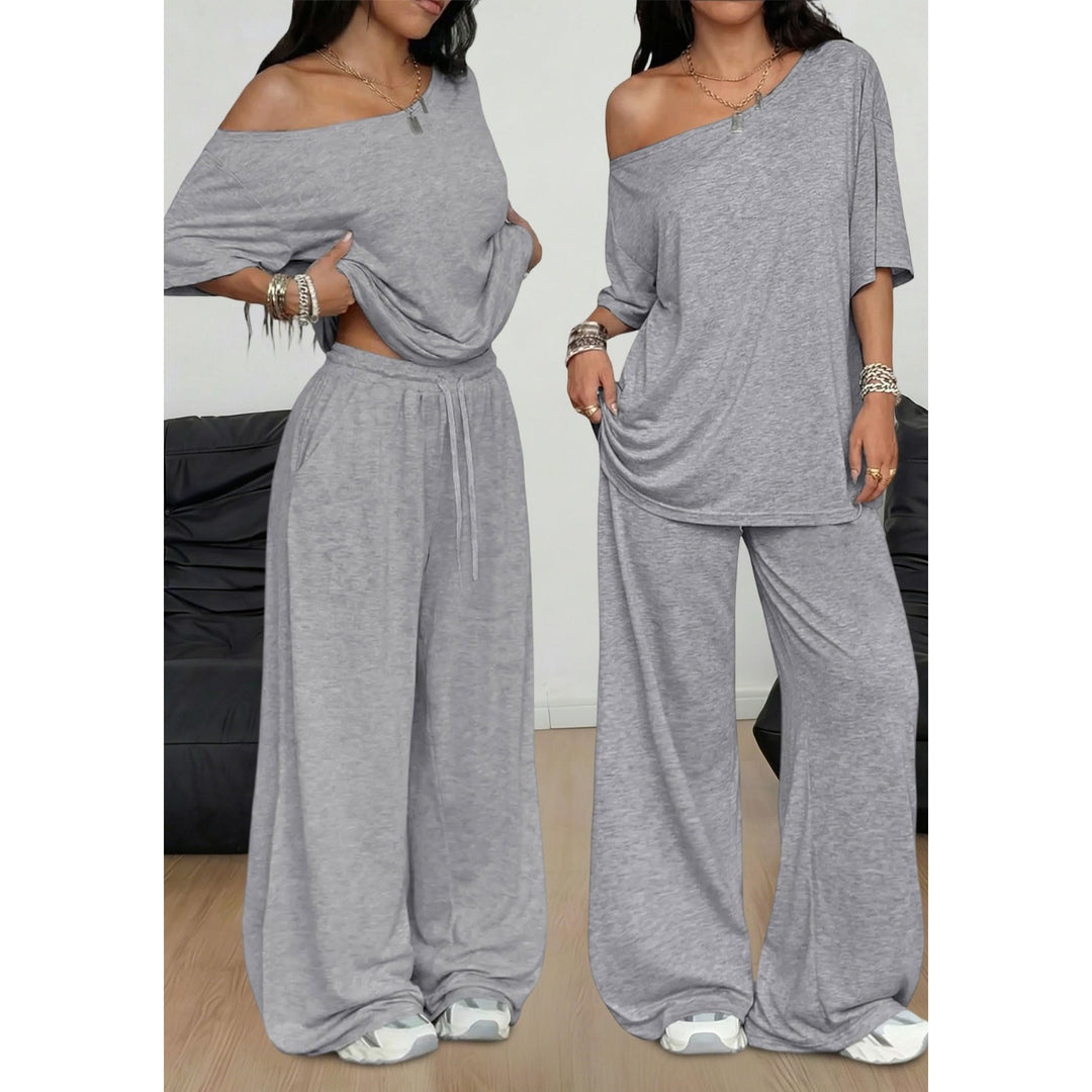 Women’s Off Shoulder Lounge Set