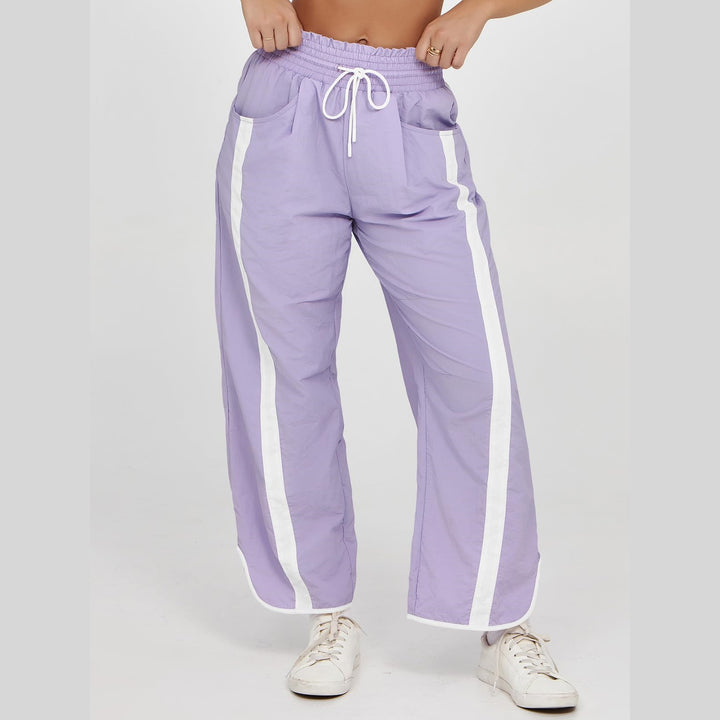 Women’s Y2K Color Block Wide Leg Pants