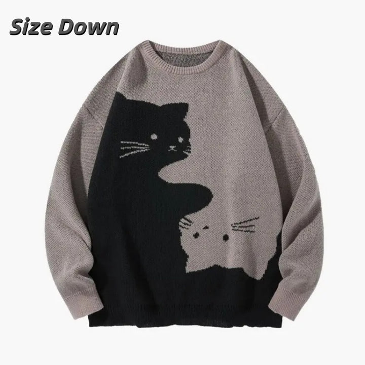 Women’s Cat Graphic Knit Sweater