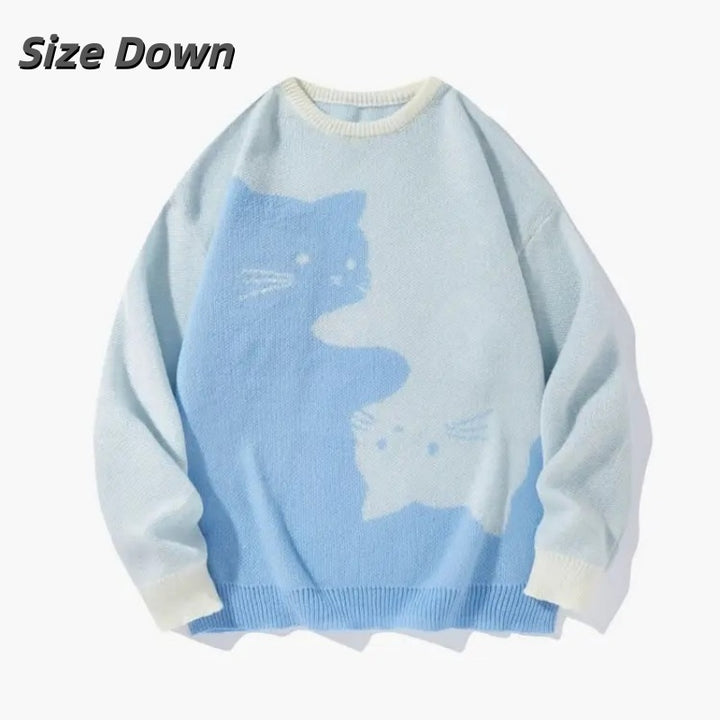 Women’s Cat Graphic Knit Sweater