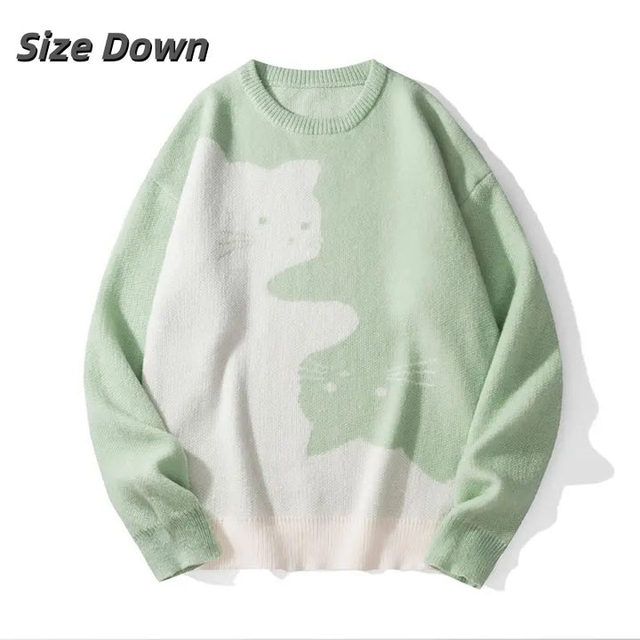Women’s Cat Graphic Knit Sweater
