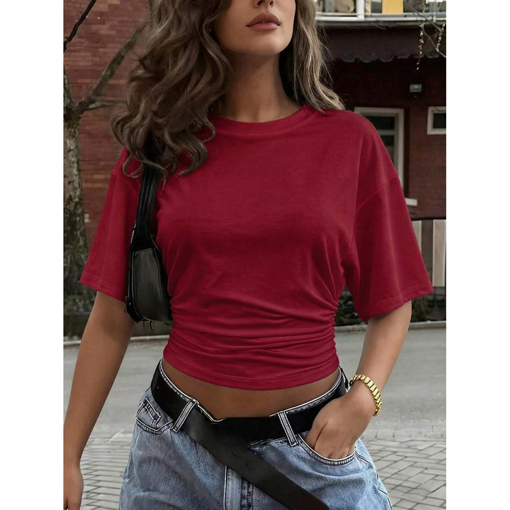 Women’s Ruched Waist T-Shirt