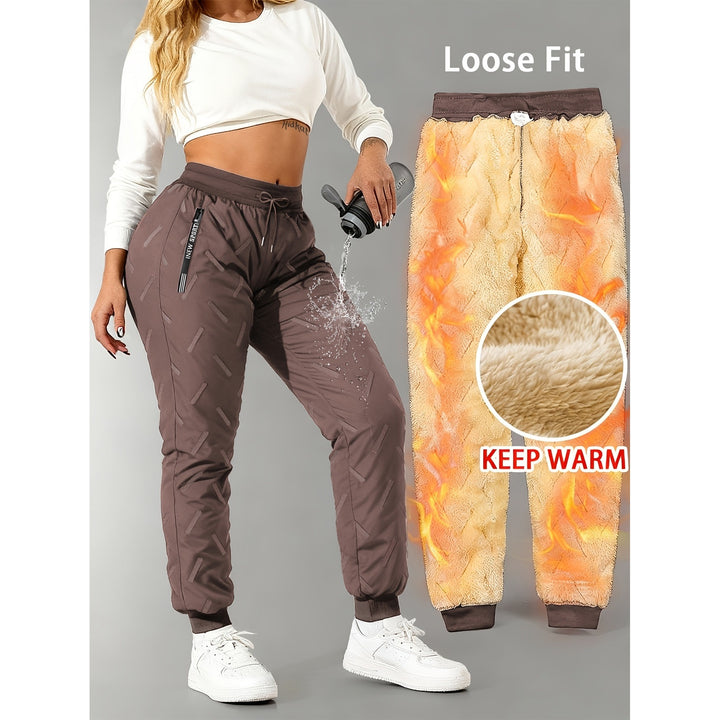 Fleece-Lined Winter Jogger Pants