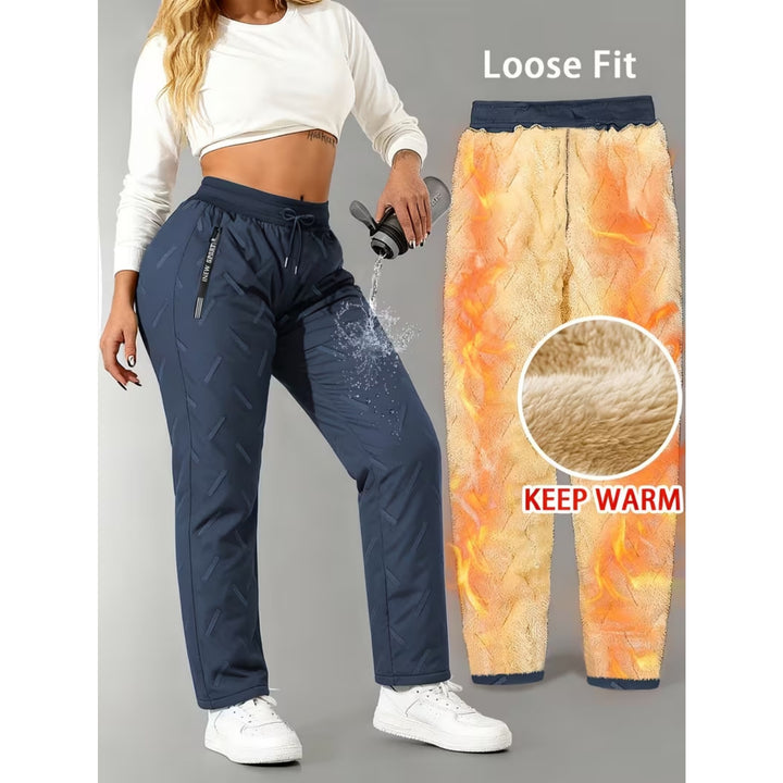 Fleece-Lined Winter Jogger Pants