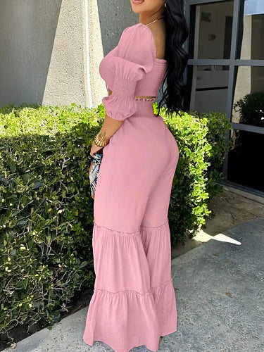 Women’s Ruffle Two Piece Set