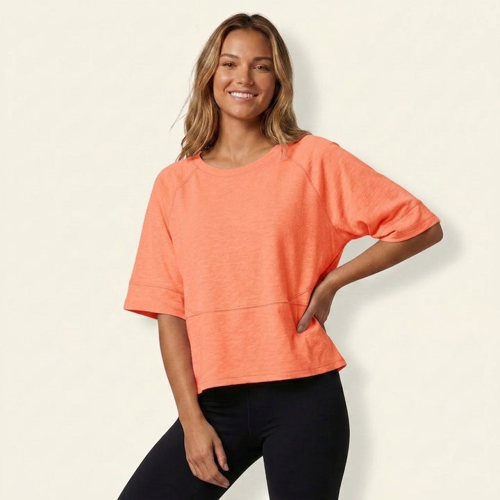 Women’s Flare Sleeve Loose Fit T-Shirt – Casual Chic Top