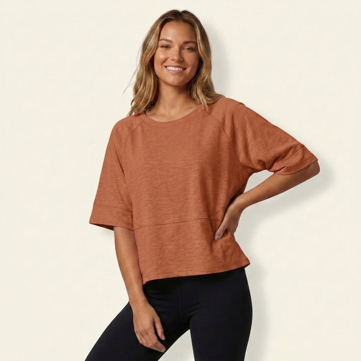 Women’s Flare Sleeve Loose Fit T-Shirt – Casual Chic Top