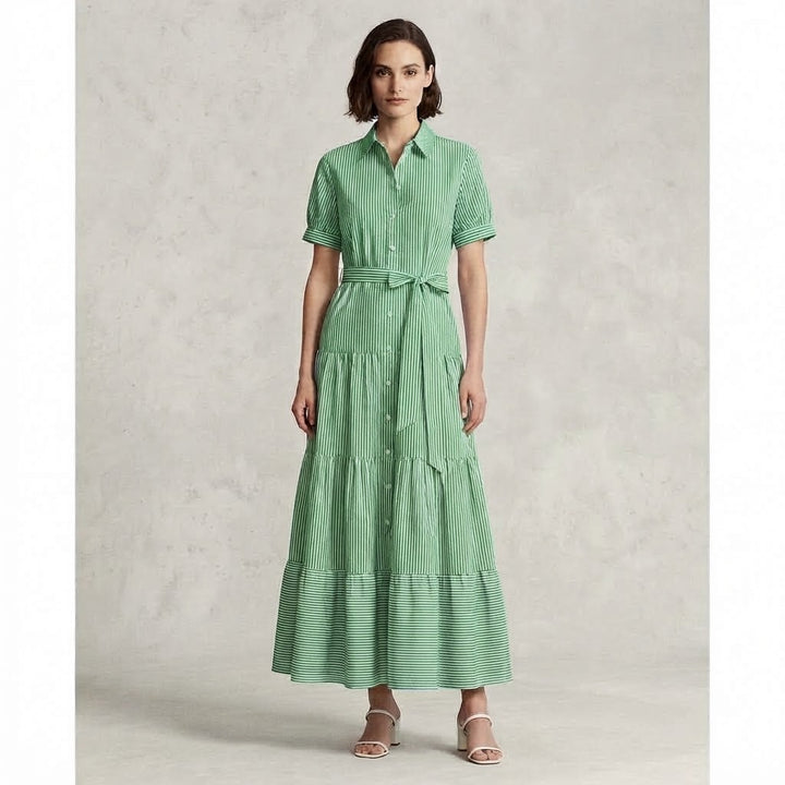 Women’s Striped Midi Dress