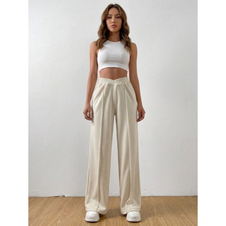 Women’s Casual High Waisted Leg Sweatpants