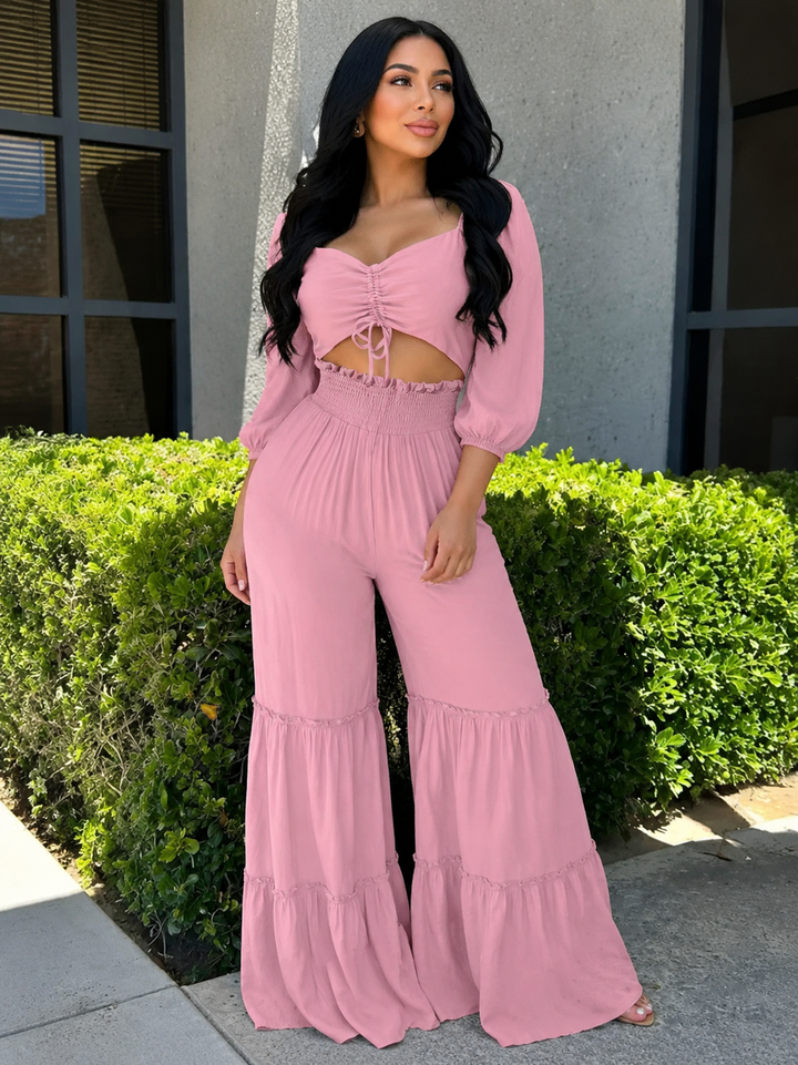Women’s Ruffle Two Piece Set