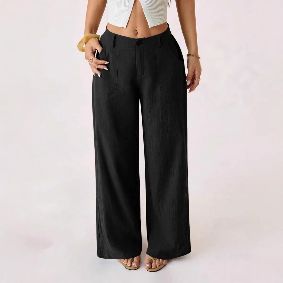 Women’s Linen Wide Leg Pants
