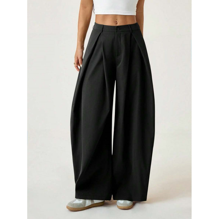 Women’s High Waisted Pleated Wide Leg Pants