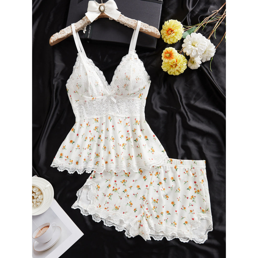 Women’s Lace Modal Pajama Set