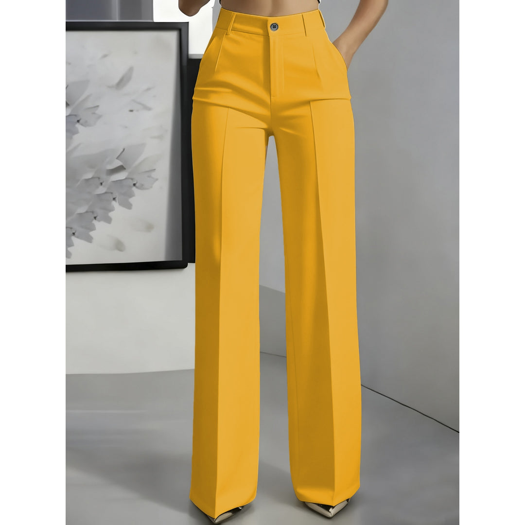 Women’s High-Waisted Straight-Leg Pants