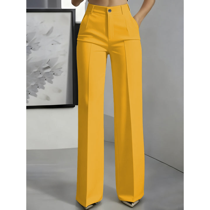 Women’s High-Waisted Straight-Leg Pants