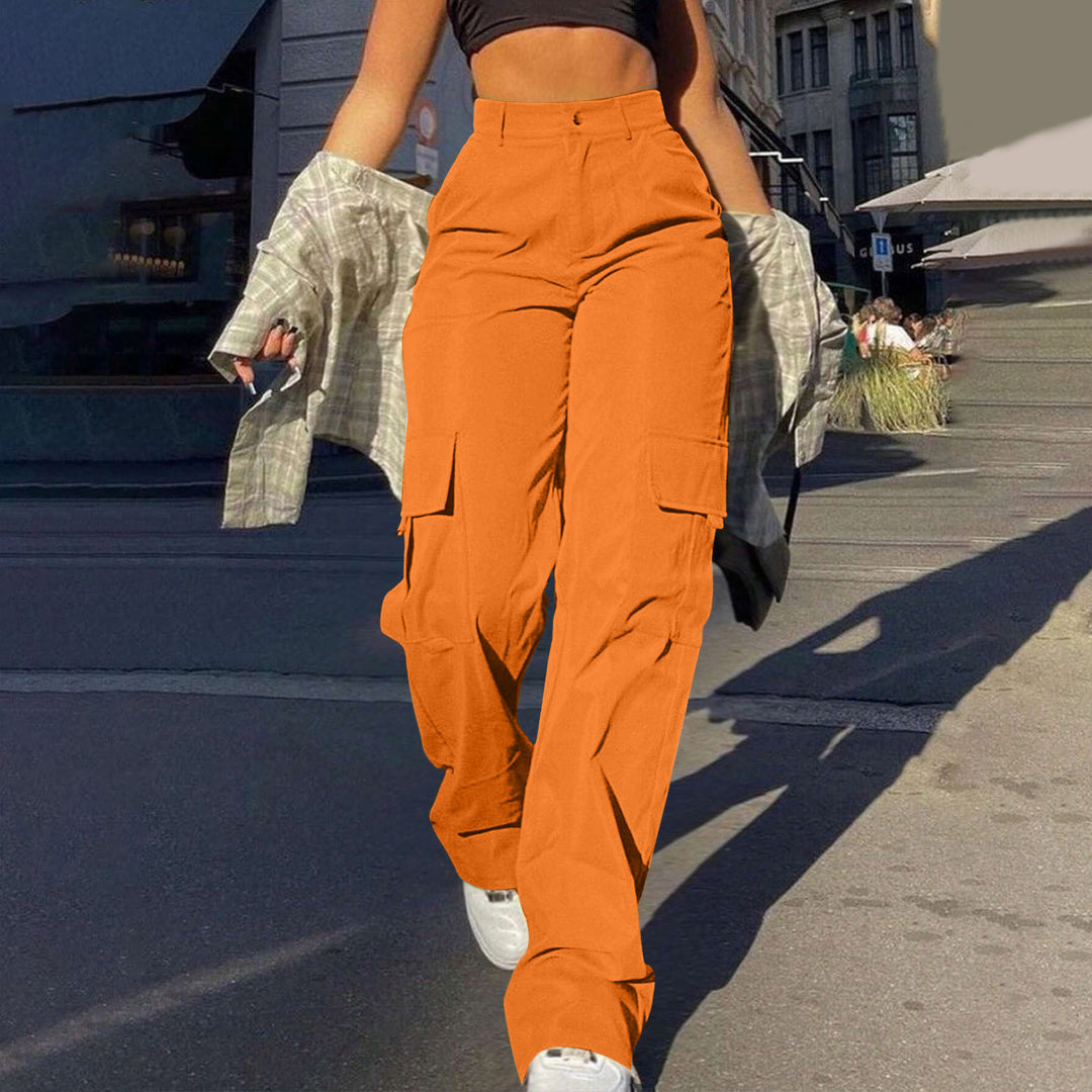 Women’s High Waist Cargo Pants