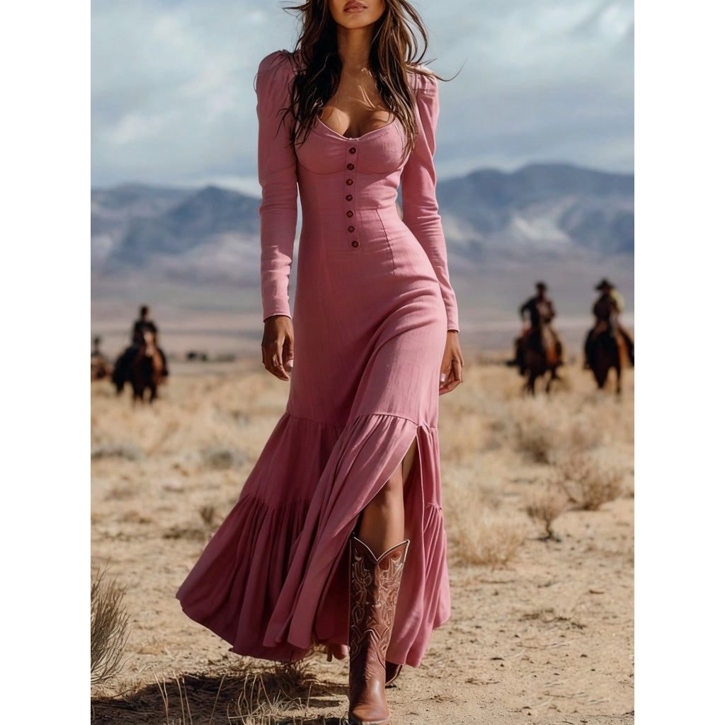 Women’s Western Maxi Dress