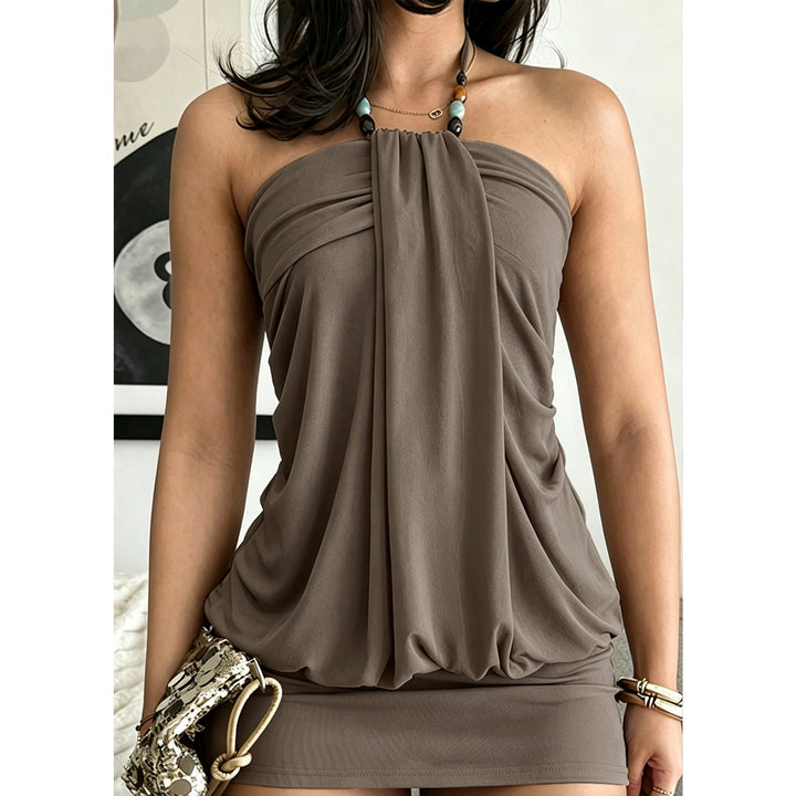 Women’s Halter Bodycon Mini Dress