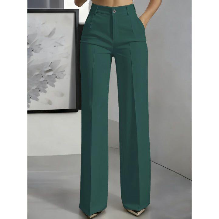 Women’s High-Waisted Straight-Leg Pants