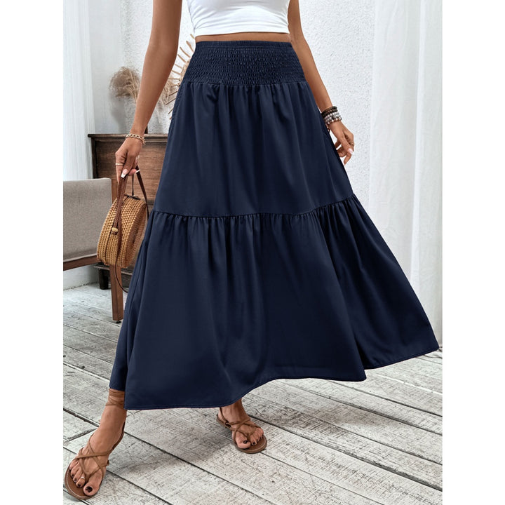 Women’s High Waisted A-Line Maxi Skirt