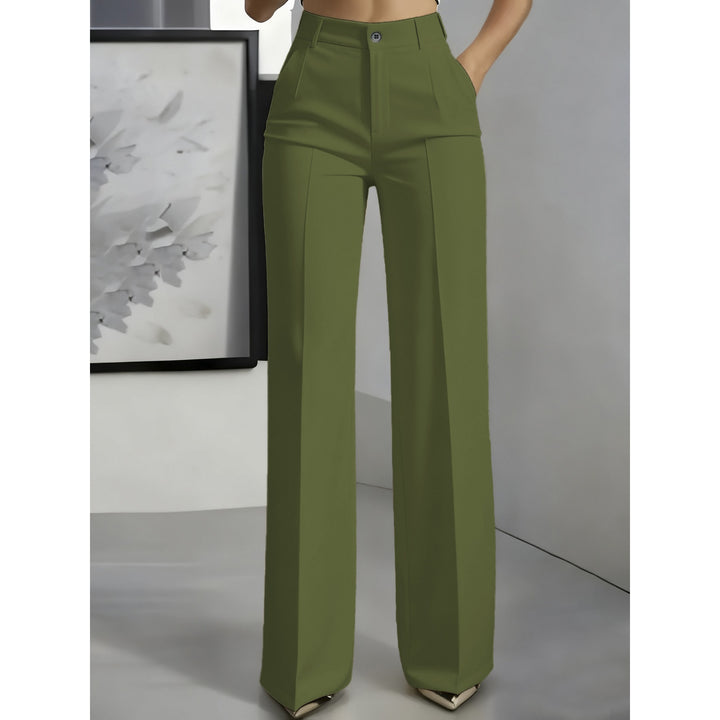 Women’s High-Waisted Straight-Leg Pants
