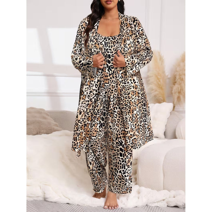 Plus Size Women’s 3-Piece Sleepwear Set