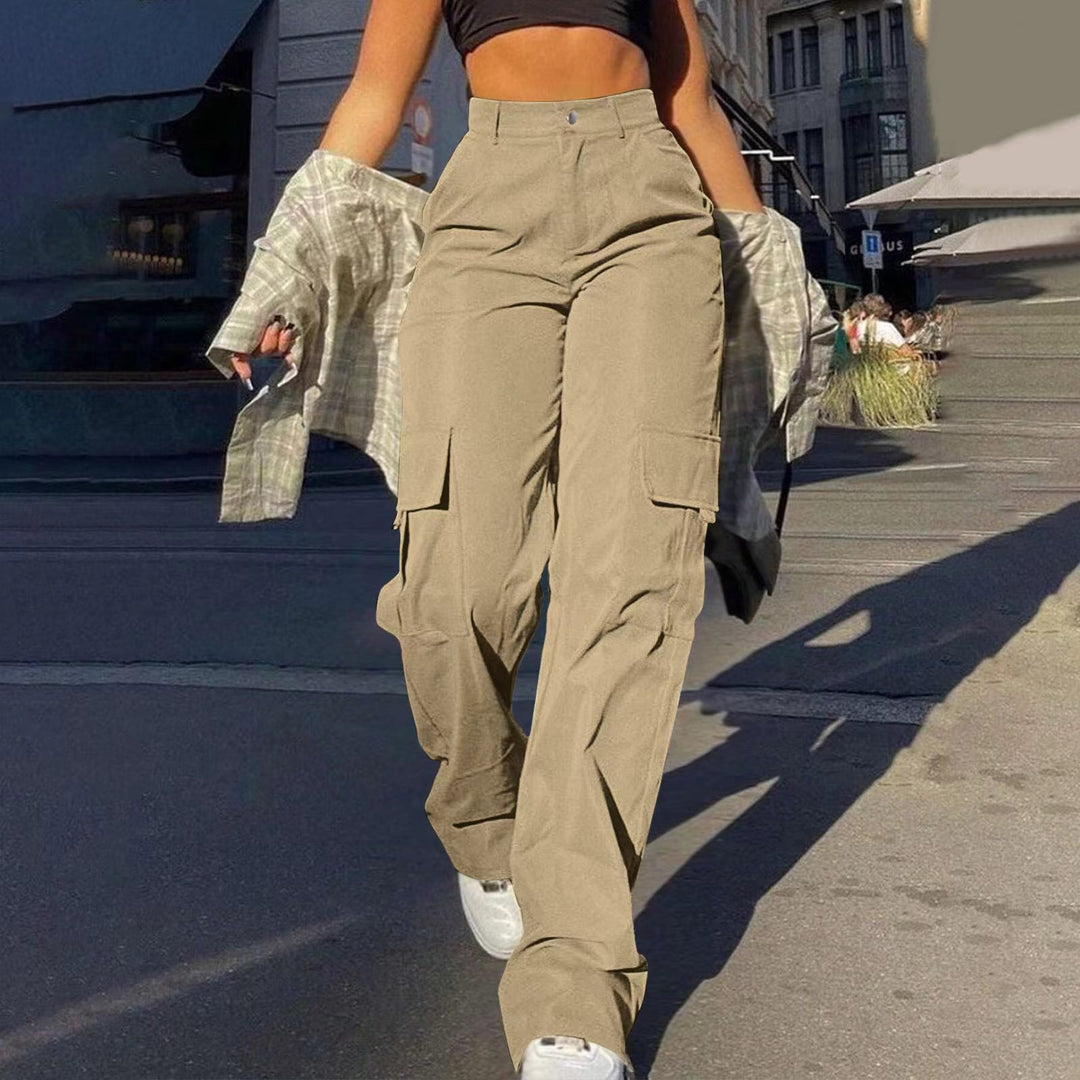 Women’s High Waist Cargo Pants