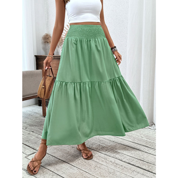 Women’s High Waisted A-Line Maxi Skirt