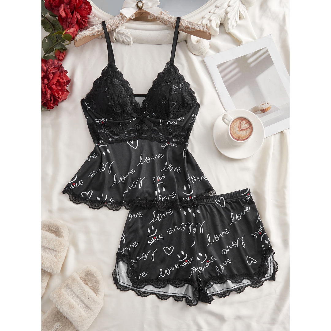 Women’s Lace Modal Pajama Set