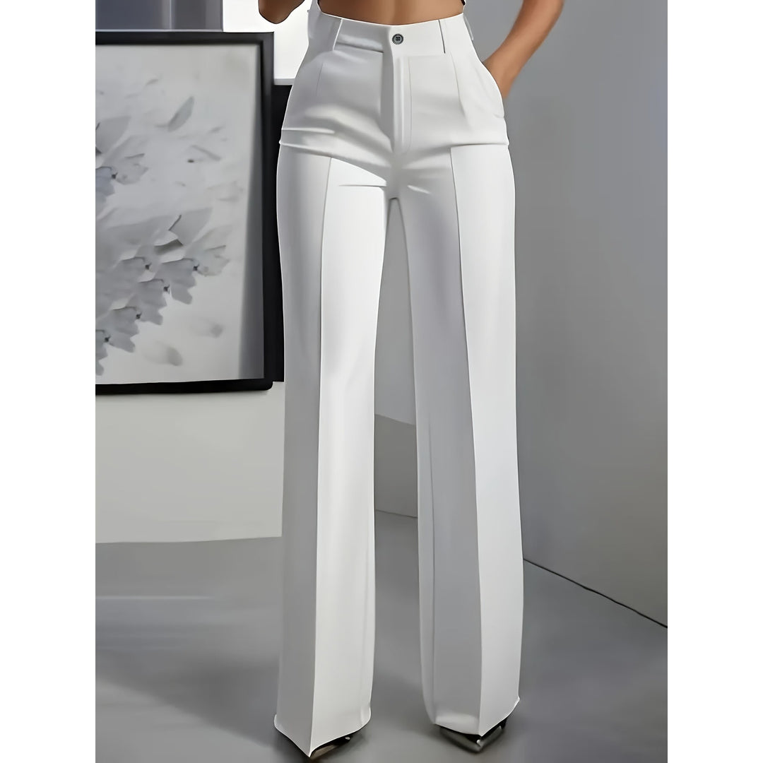 Women’s High-Waisted Straight-Leg Pants