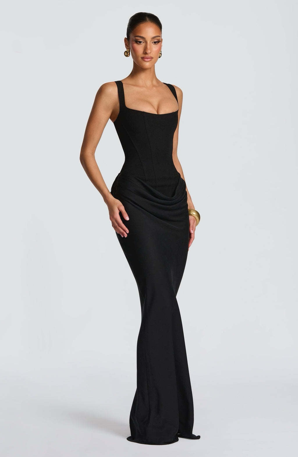 Women’s Sculpting Corset Maxi Dress