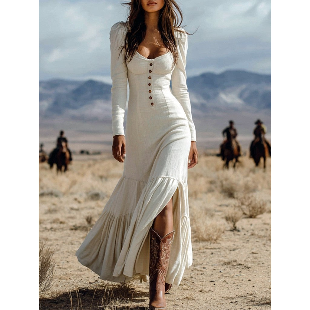 Women’s Western Maxi Dress