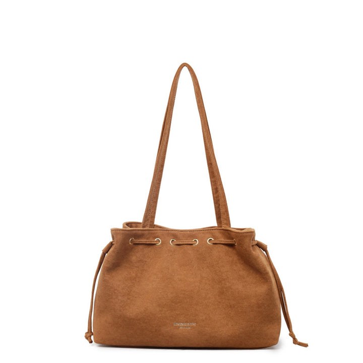 Women’s Minimalist Drawstring Tote Bag